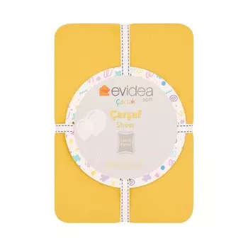 Детская простыня Evidea - Желтый - 120x200 см