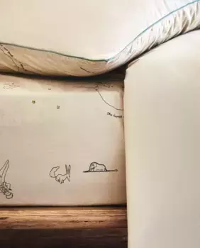 Детская простыня на подгонке «Маленький принц» Zara Home, мультиколор