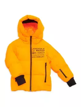 Детская пуховая куртка Mazod Moncler, цвет orange