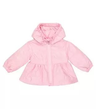 Детская пуховая куртка Monnalisa, розовый