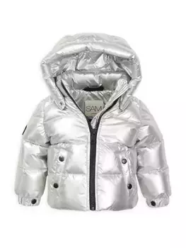 Детская пуховик Snowflurry Sam., цвет silver