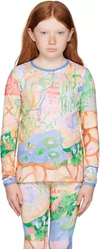 Детская разноцветная футболка с длинными рукавами Molly HELMSTEDT