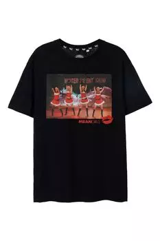 Детская рождественская футболка для девочек Vanilla Underground, черный