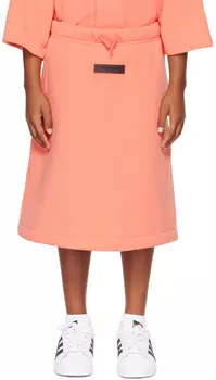 Детская розовая флисовая юбка Essentials