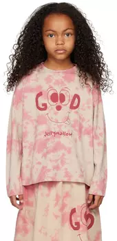Детская розовая футболка с длинным рукавом \Good\"" Jellymallow