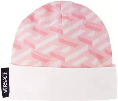 Детская розовая шапочка La Greca Versace