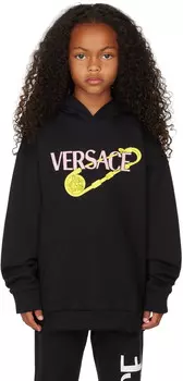 Детская розовая толстовка с английской булавкой Versace