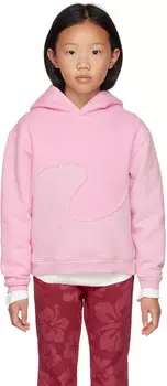 Детская розовая толстовка с водоворотом ERL