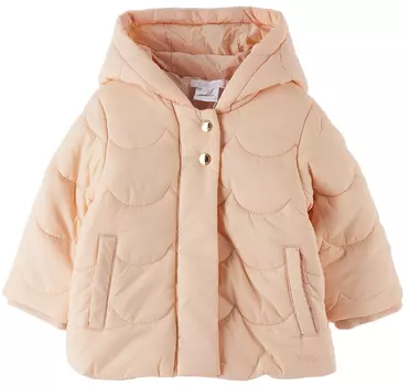 Детская розовая утепленная куртка Chlo