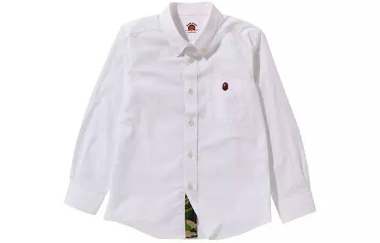 Детская рубашка A Bathing Ape, белый