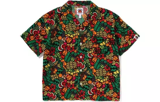 Детская рубашка A Bathing Ape, мультиколор
