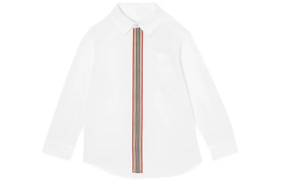 Детская рубашка Burberry, белый