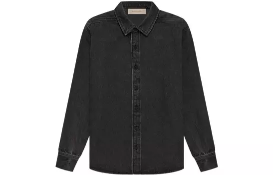 Детская рубашка Fear Of God Essentials, цвет Black Iron