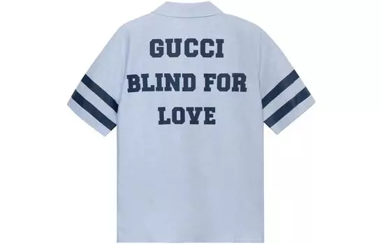 Детская рубашка Gucci, синий