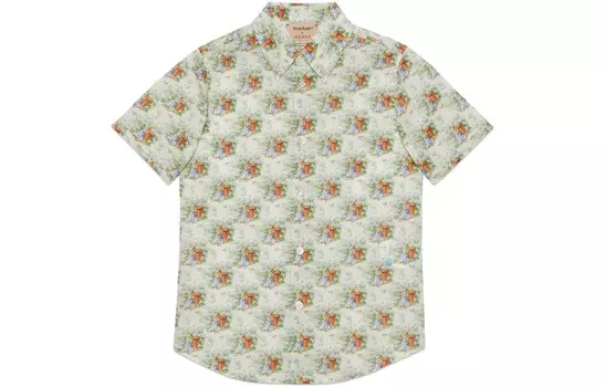 Детская рубашка Gucci, зеленый