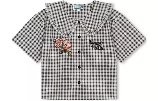 Детская рубашка Kenzo, серый
