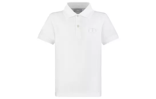 Детская рубашка поло Dior, белый
