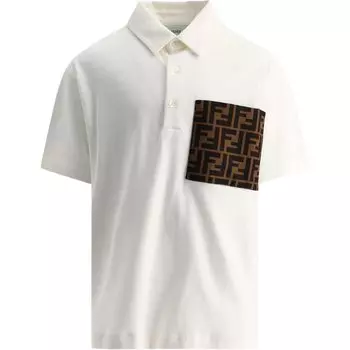 Детская рубашка-поло FENDI, Белый