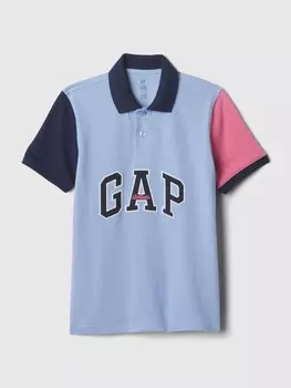 Детская рубашка-поло Gap, синий