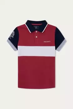 Детская рубашка-поло London Hackett, розовый