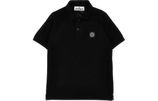 Рубашка-поло Stone Island детская, черный