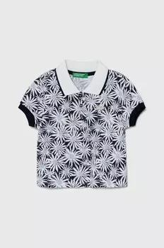 Детская рубашка-поло United Colors of Benetton, темно-синий