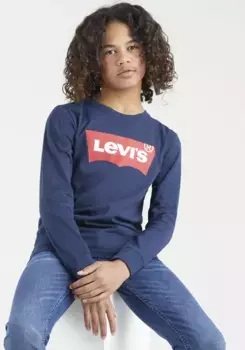 Детская рубашка с длинными рукавами Levi's "L/S BATWING TEE", для МАЛЬЧИКОВ Levi'S Kids, цвет Blues