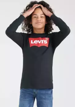 Детская рубашка с длинными рукавами Levi's "L/S BATWING TEE", для МАЛЬЧИКОВ Levi'S Kids, черный