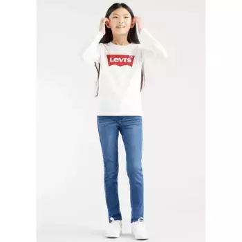 Детская рубашка с длинными рукавами Levi's "LS BATWING TEE", для ДЕВОЧЕК Levi'S Kids, белый