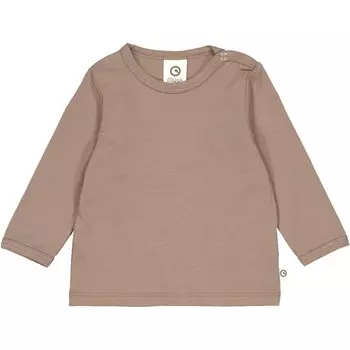 Детская рубашка с длинными рукавами Msli, коричневый