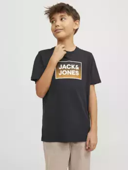 Детская рубашка с короткими рукавами Jack & Jones "JJSTEEL TEE SS JNR" Jack & Jones Junior, синий