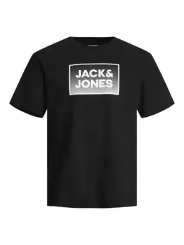 Детская рубашка с короткими рукавами Jack & Jones "JJSTEEL TEE SS JNR" Jack & Jones Junior, черный
