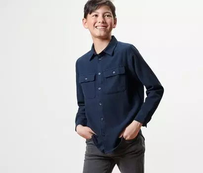 Детская рубашка Tchibo, темно-синий
