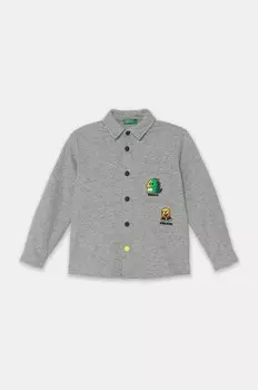 Детская рубашка United Colors Of Benetton, серый