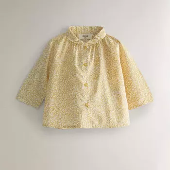 Детская рубашка Zara Home Floral, желтый/белый