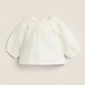 Детская рубашка Zara Home, кремовый