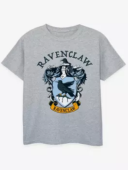 Детская серая футболка NW2 Harry Potter Ravenclaw Crest George., серый