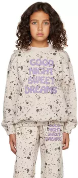 Детская серая толстовка с чернилами Jellymallow