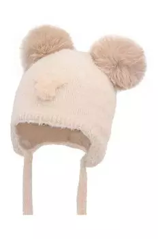 Детская шапка ALLYS IIA из смесовой шерсти Jamiks, бежевый