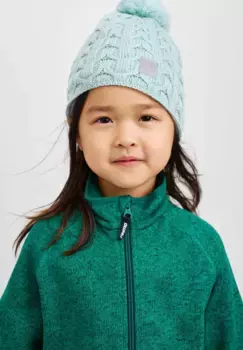 Детская шапка-бини из мериносовой шерсти Nyksund Reima, цвет Cool Green