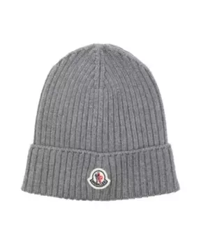Детская шапка бини Moncler, серый