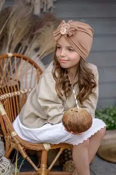 Детская шапка Джамикс Jamiks, бежевый