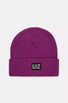 Детская шапка Ea7 Emporio Armani, фиолетовый