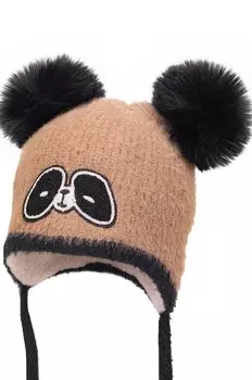 Детская шапка ELAN IIA с добавлением шерсти Jamiks, коричневый