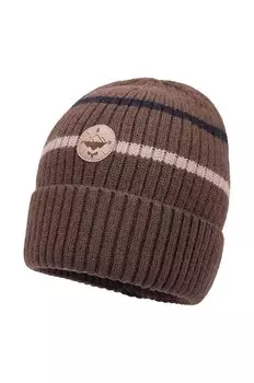Детская шапка HANDE с добавлением шерсти Jamiks, коричневый