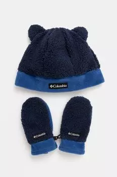 Детская шапка и перчатки Rugged Ridge. Columbia, темно-синий