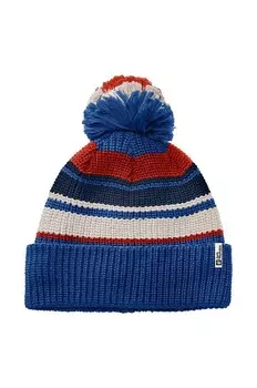 Детская шапка Jack Wolfskin POMPOM BEANIE, синий