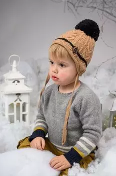 Детская шапка Jamiks BIBI, зеленый