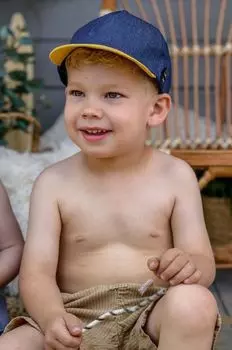 Детская шапка Jamiks из хлопка, желтый