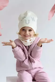 Детская шапка MADONNA Jamiks, бежевый